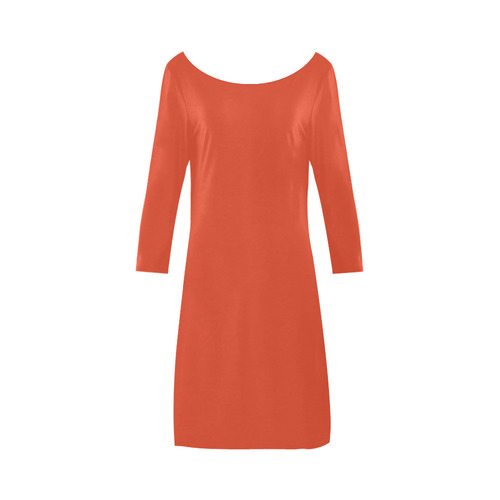 Tangerine Tango Bateau A-Line Skirt (D21)