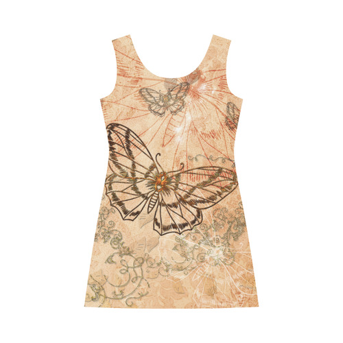 Wonderful butterflies Bateau A-Line Skirt (D21)
