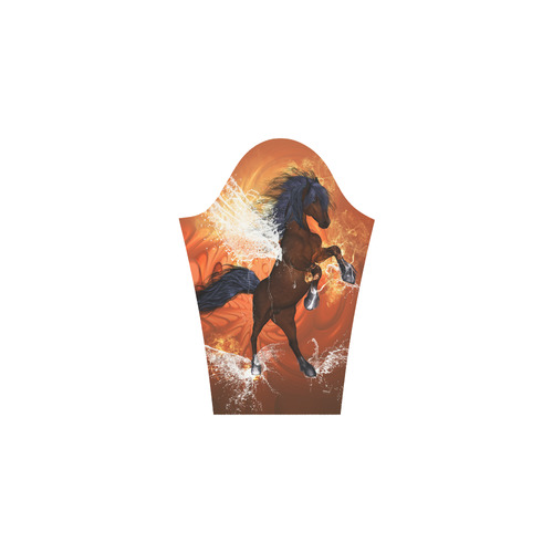 Horse with water wngs Bateau A-Line Skirt (D21)