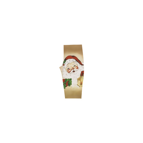A cute Santa Claus with a mistletoe and a latern Hestia Cropped Leggings (Model L03)