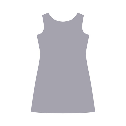 Lilac Gray Bateau A-Line Skirt (D21)