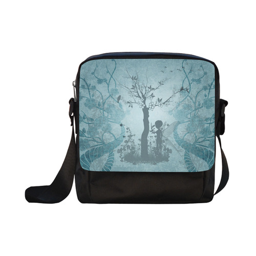 Cute fairy with little dragon Crossbody Nylon Bags (Model 1633)