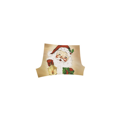 A cute Santa Claus with a mistletoe and a latern Briseis Skinny Shorts (Model L04)