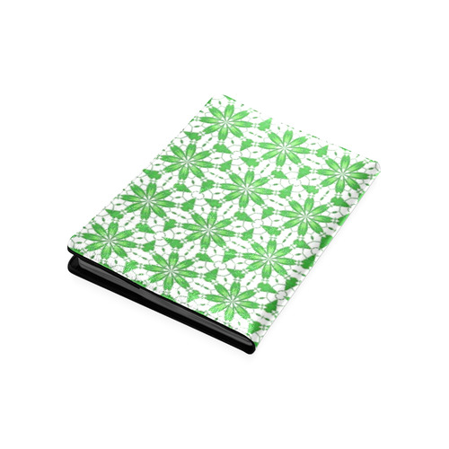 Green and White Floral Custom NoteBook B5