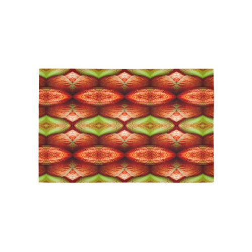 Melons Pattern Abstract Area Rug 5'x3'3''