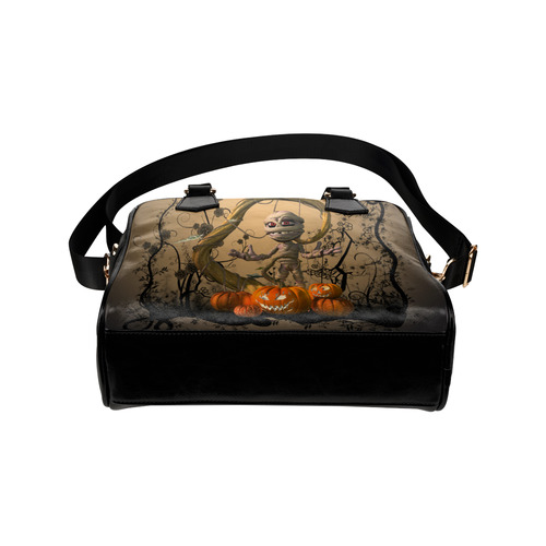 Funny mummy with pumpkins Shoulder Handbag (Model 1634)