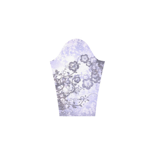 Wonderful flowers in soft purple colors Bateau A-Line Skirt (D21)