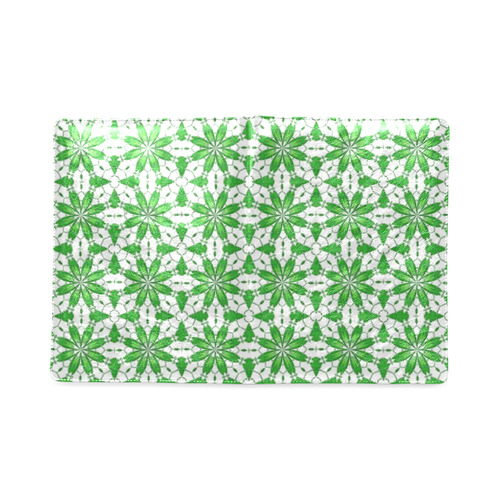 Green and White Floral Custom NoteBook B5