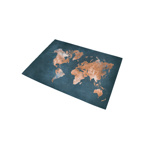 world map Area Rug 5'x3'3''