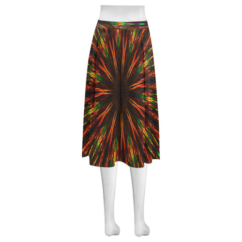 oNE wORLD 7AA Mnemosyne Women's Crepe Skirt (Model D16)