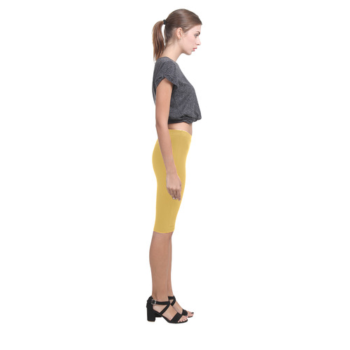 Spicy Mustard Hestia Cropped Leggings (Model L03)