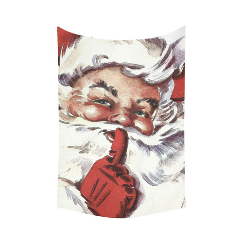 Santa20161002 Cotton Linen Wall Tapestry 60"x 90"
