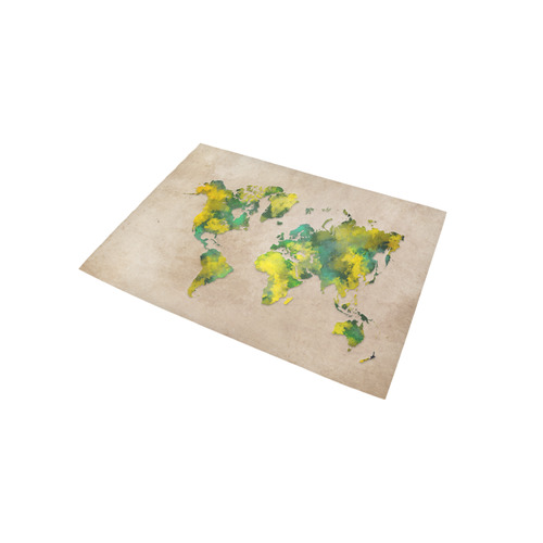 world map 11 Area Rug 5'x3'3''