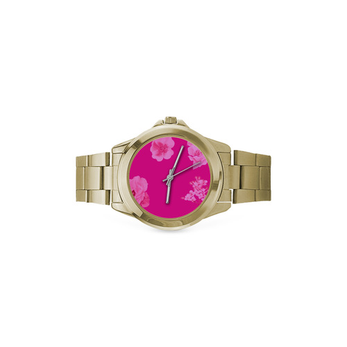 New! Designers watches in "wedding style" with hand-drawn Roses. Edition 2016 Custom Gilt Watch(Model 101)