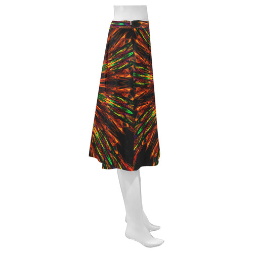 oNE wORLD 7AA Mnemosyne Women's Crepe Skirt (Model D16)