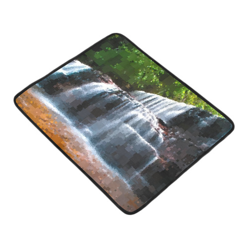 Pixel Waterfall Beach Mat 78"x 60"