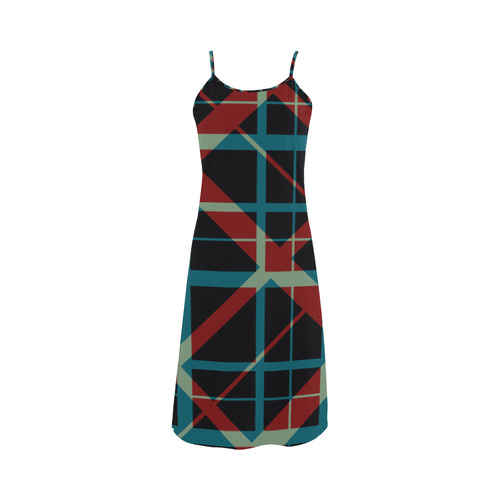 Plaid I Alcestis Slip Dress (Model D05)