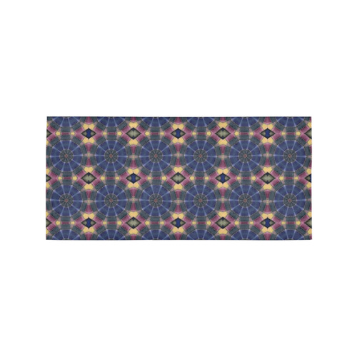 Blue Pinwheels Area Rug 7'x3'3''