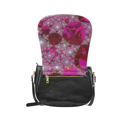 Strewn Treasure Beautiful Cosmic Fractal Art Classic Saddle Bag/Large (Model 1648)