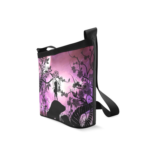 Playing fairy, fantasy forest Crossbody Bags (Model 1613)