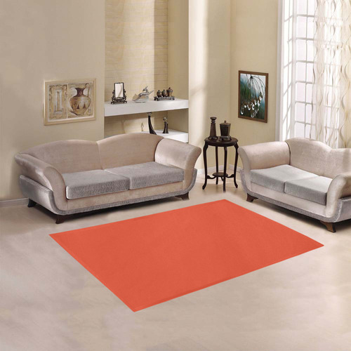 Tangerine Tango Area Rug 5'3''x4'