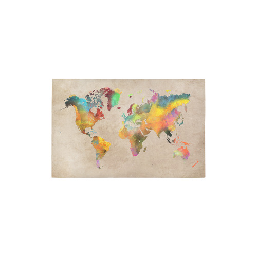 world map 17 Area Rug 2'7"x 1'8‘’