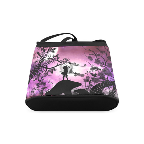 Playing fairy, fantasy forest Crossbody Bags (Model 1613)