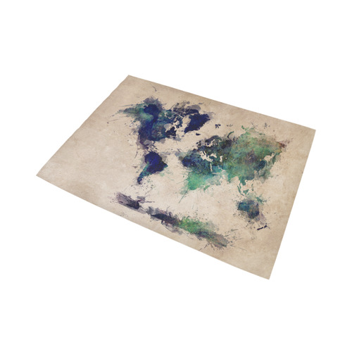 world map 20 Area Rug7'x5'