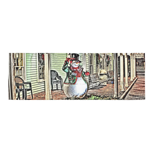 Snowman20161003 Area Rug 9'6''x3'3''