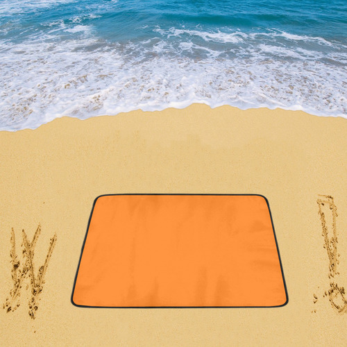 Orange Popsicle Beach Mat 78"x 60"