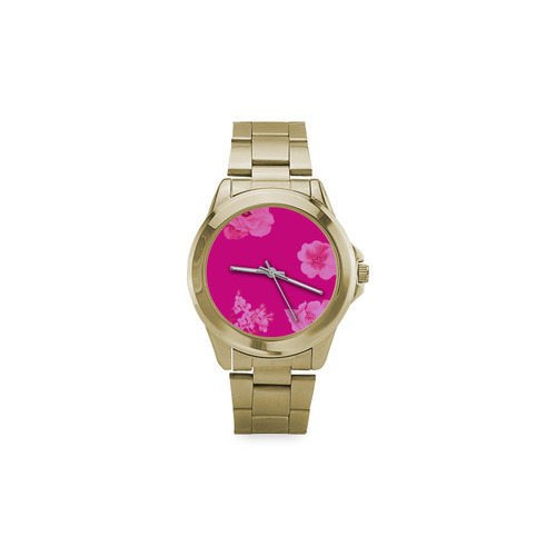 New! Designers watches in "wedding style" with hand-drawn Roses. Edition 2016 Custom Gilt Watch(Model 101)