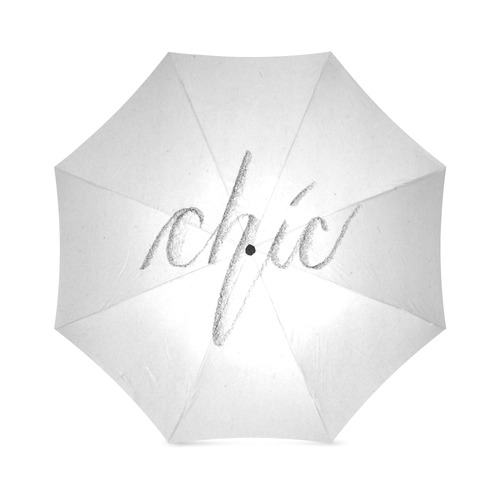 Chic lettering Foldable Umbrella (Model U01)