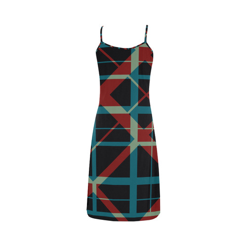 Plaid I Alcestis Slip Dress (Model D05)