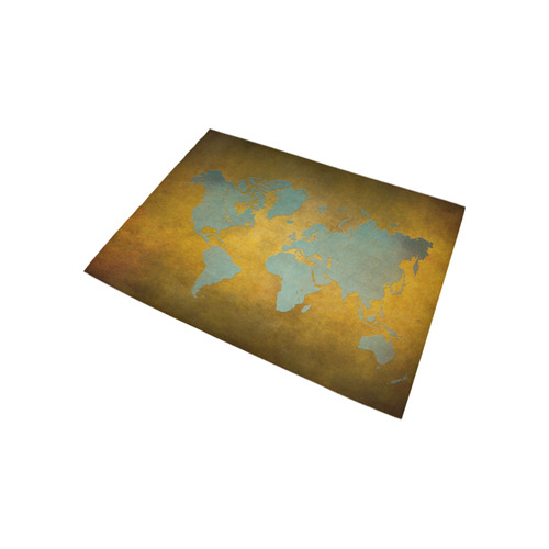 world map 34 Area Rug 5'3''x4'