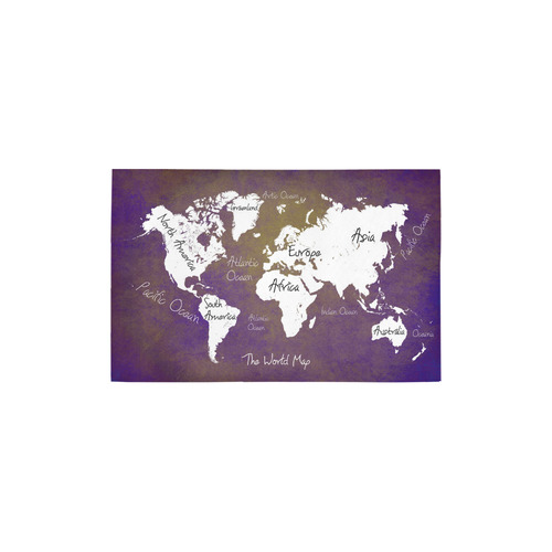 world map Area Rug 2'7"x 1'8‘’