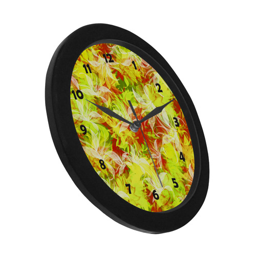 Beautiful Lilly Circular Plastic Wall clock