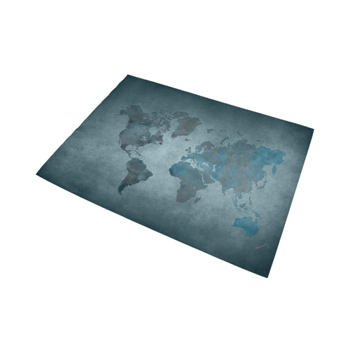 world map 35 Area Rug7'x5'