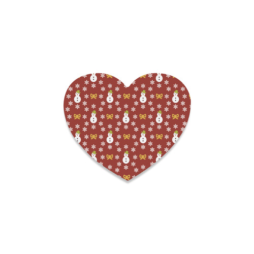 Tacky Christmas Jumper Design! Heart Coaster