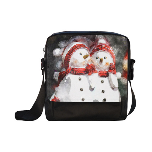 Snowman20161002 Crossbody Nylon Bags (Model 1633)