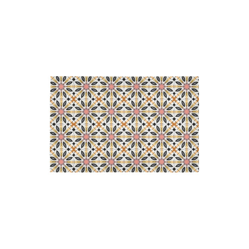 Floral Quilt Pattern Area Rug 2'7"x 1'8‘’