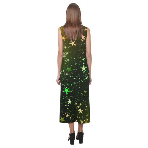 Stars 20160902 Phaedra Sleeveless Open Fork Long Dress (Model D08)