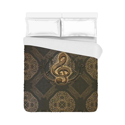 Decorative clef, music Duvet Cover 86"x70" ( All-over-print)
