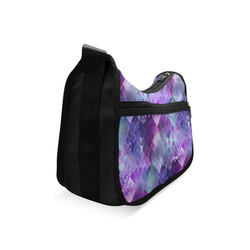 Marbleized Amethyst Crossbody Bags (Model 1616)