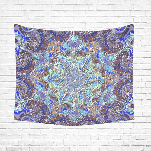 mandala oct 2016-13 Cotton Linen Wall Tapestry 60"x 51"