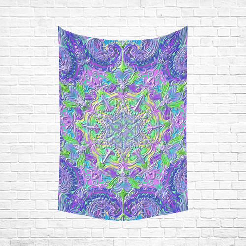 mandala oct 2016-4 Cotton Linen Wall Tapestry 60"x 90"