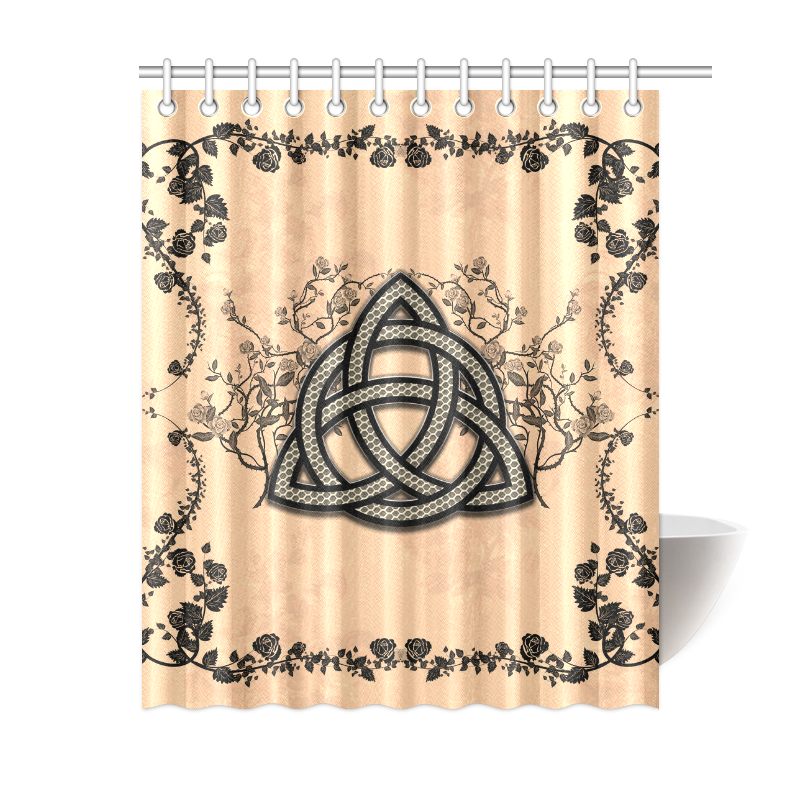The Celtic Sign Made Of Fibre Shower Curtain 60 X72 Id D938544