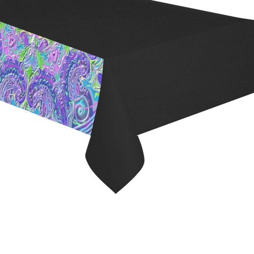 mandala oct 2016-4 Cotton Linen Tablecloth 60"x 104"