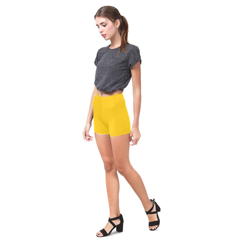 New! Old yellow artistic Bikini edition 70s color inspired Art Briseis Skinny Shorts (Model L04)