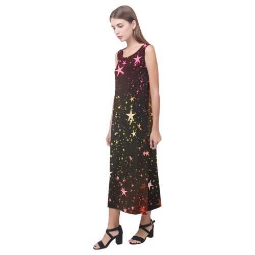 Stars 20160903 Phaedra Sleeveless Open Fork Long Dress (Model D08)