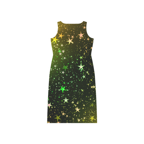 Stars 20160902 Phaedra Sleeveless Open Fork Long Dress (Model D08)